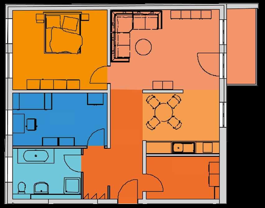 (0301) 3-Raum-Wohnung Wohnfläche in m²: ca.