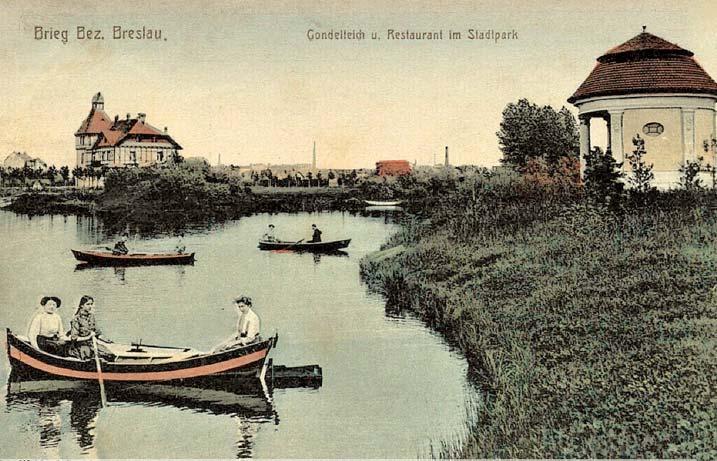 Brieg: Bootsfahrten auf dem Gondelteich im Brieger Stadtpark waren sehr beliebt.