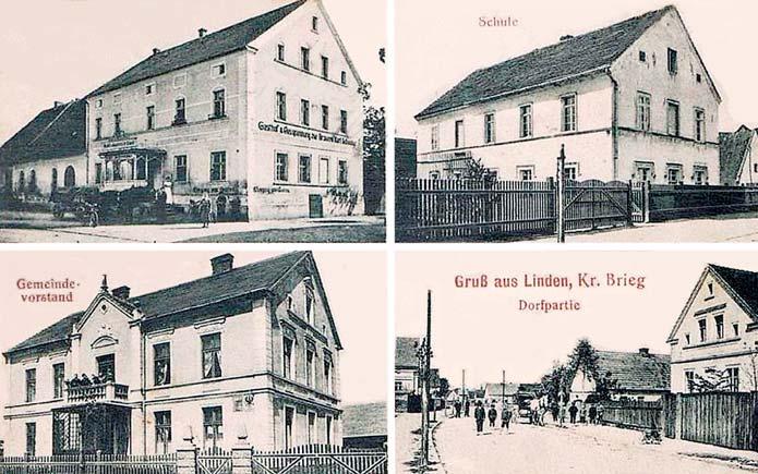 Stadt- und Landkreis Brieg Linden: Der Ort Linden im Landkreis Brieg hatte 1939 849 Einwohner.
