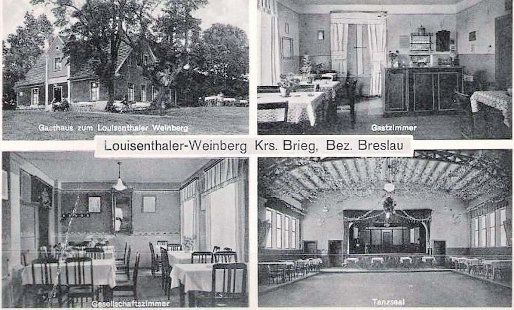 Luisenthal auch Louisenthal geschrieben bei Konradswaldau hatte 1939 fast 200 Einwohner (196).