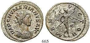 665 Bi-Antoninian 284, Lyon. 4,14 g. Drapierte und gepanzerte Büste r.