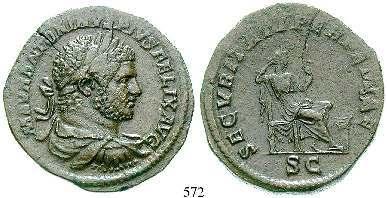 IVLIA AVGVSTA / FELICITAS Felicitas l., hält Caduceus und Zepter. RIC 551. Randausbruch, ss+ 120,- 564 Denar 216, Rom. 2,40 g.