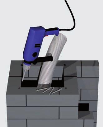 44 4 Montageanleitung 4.3.4.4 Montage metallische Schachtabdeckung (flex) Schachtmündung vorbereiten für die Montage des Mündungsübergangs zur metallischen Schachtabdeckung.