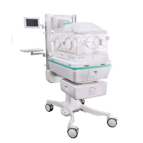 Der Dual Incu i kann durch die Möglichkeit der offenen Versorgung und Inkubatorversorgung in einem breiten Spektrum von Krankenhaussituationen eingesetzt werden.