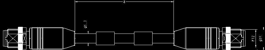 M12 Systemkabel, D-Kodierung 2 x M12 Rundsteckverbinder, D-Kodierung, PVC, gerade Länge*: 1,0 m 1,5 m 3,0 m 5,0 m 7,5 m 10,0