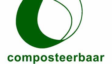Niederländisches Kennzeichen für zertifzierte, d.h. nachweislich kompostierbare BAW Produkte.