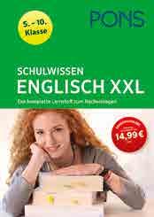 Klasse 978-3-12-562504-4 14,99 Œþ PONS Das große Verbtabellen-Buch für die Schule Englisch 5.-10.