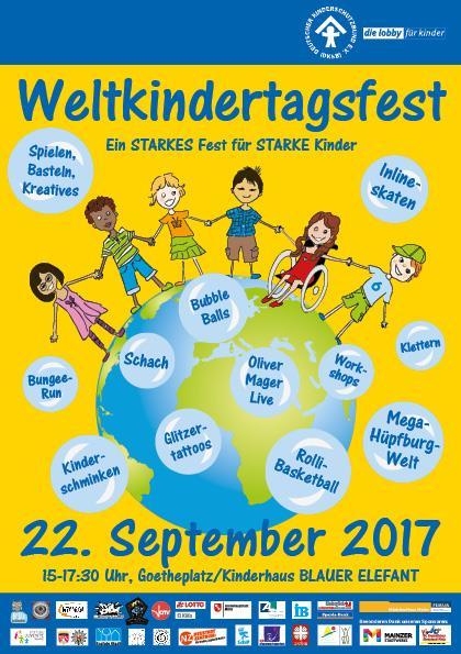 Seite 7 von 7 Textvorschlag für Terminmeldungen: Kinderschutzbund-Weltkindertagsfest "Ein starkes Fest für starke Kinder" am 22.09.