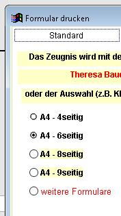 Dann müssen Sie zunächst die Datensätze der 5. Bis 7. Klassen dort löschen. Wählen Sie dazu zunächst diese Klassen aus. (Siehe 3.1.1) und löschen Sie die gesamte Auswahl.