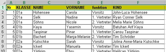 11 Bonusmaterial 11.1 DRUCK-Listen 11.1.1 Elternbeirat Formulare, einige Beispiele Wenn Sie im