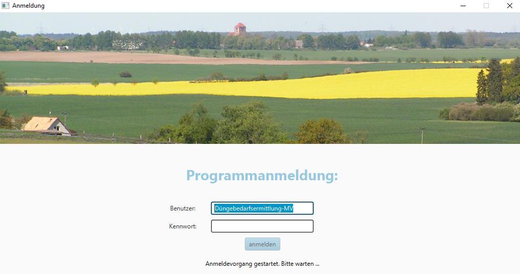 Falls das Starten mit der exe-datei nicht funktioniert, führen Sie das Programm mit einem Doppelklick auf CL-Duengeplanung.bat aus.