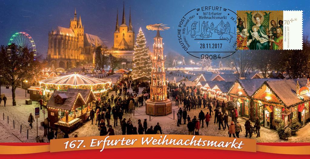 Erfurter / Weihnachtsmarkt / Domplatz Willy-Brandt-Platz / 28.11. bis 22.12.