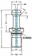 JS50-10 15,00 M24 28 25 25 74 10 SENZA FORO WITHOUT COOLANT BORE G A H±0,05 D L PS.JS40SF 9,00 M16 19 23 17 54 PS.JS50SF 12,00 M24 28 25 25 74 HURCO TYPE FORATI WITH COOLANT BORE G A H±0,05 L B PS.