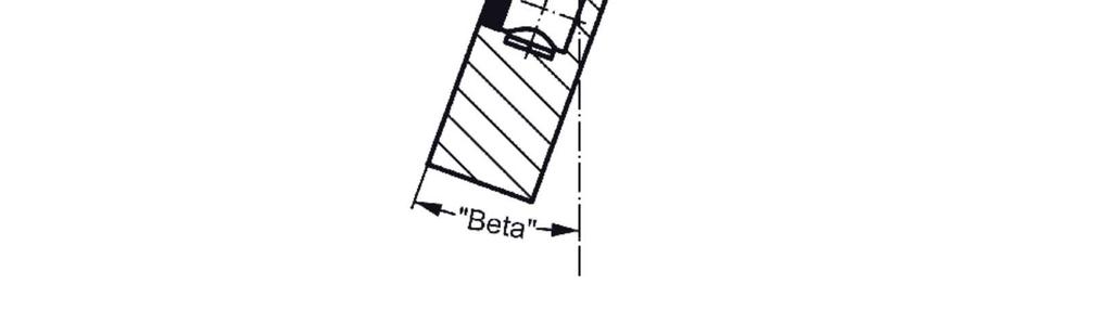 Winkel ß BETA Plattenstärke / board thickness (mm) Stufenbohrung ø Angel ß 16,0 18,0 19,0 22,0 23,0 25,0 28,0 29,0 31,0 33,0 2-step-drilling ø 0 40,0 40,0 40,0 40,0 40,0 40,0 40,0 40,0 40,0 40,0