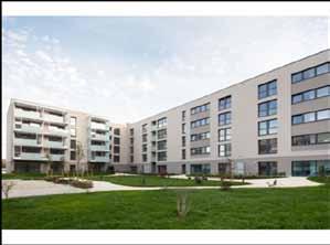 In einem beliebten Wohngebiet in Linz-Urfahr gelegen besteht die fünfgeschossige Immobilie aus 71 Wohnungen.