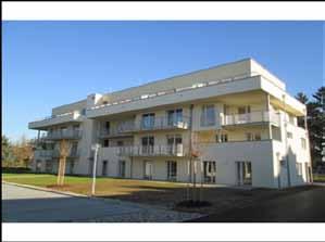Rechnungsjahr 2016/17 In einer nachgefragten Wohngegend in Graz Puntigam situiert, besteht die Wohnhausanlage in der Mitterstraße aus drei parallel liegenden Baukörpern mit jeweils drei
