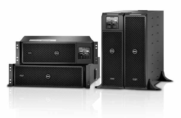 Dell Smart-UPS On-Line 230 V Einphasen-USV-System mit Online-Doppelwandler-Technologie, branchenführendem Leistungsfaktor und umfassenden Management-Funktionen.