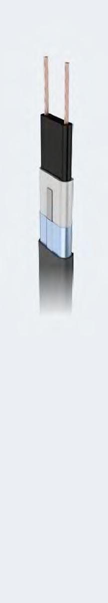 SRH--Heizbänder 10/20/30/40 W Frostschutz gegen Eis und Niedrigtemperaturerhaltung für Rohre, Tanks, Behältnisse, Ventile, Dachrinnen Selbstregulierende Parallel-Heizbänder bestehen aus zwei