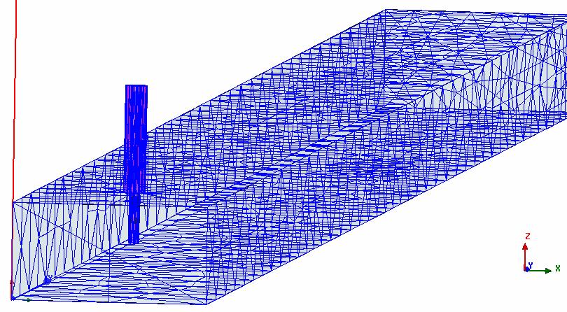 Modellerstellung Der Ausgangspunkt für die Auswahl der Modellmaße war eine Ausbreitungsfrequenz f von ca. 2,4 GHz mit einer Wellenlänge von λ =125 mm.