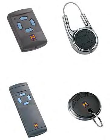 Doppel- & Reihengarage Handsender & Torantriebe Alle Torantriebe verfügen über folgende Merkmale und Ausstattungen: Handsender Mini Zuverlässige Abschaltautomatik (Garagentor stoppt,