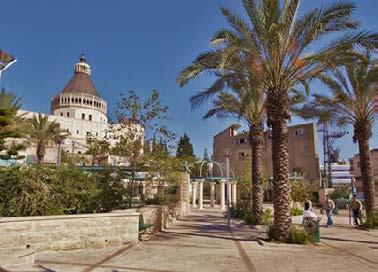 Tag, Sonntag, 12. November 2017 Nazareth Cäsarea Jerusalem Begegnung Familie Fayez Fowaz Sie besuchen an diesem Morgen Nazareth, die Heimatstadt Jesu.
