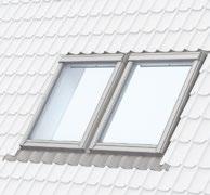 Kombi-Eindeckrahmen DUO und TRIO für welliges Dachmaterial, 2 und 3 Fenster nebeneinander EKW für den Standard Einbau Standard Einbau Eindeckrahmen EKW mit flexiblem Schaumstoffprofil für welliges