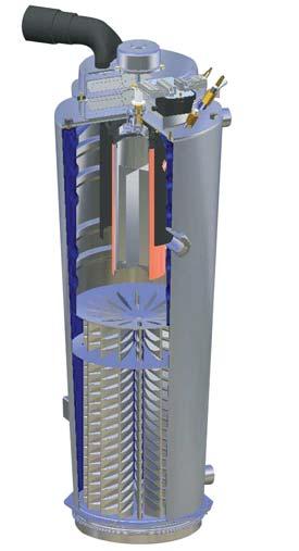 3. Der Hochleistungs-Wärmetauscher aus Edelstahl Der Hochleistungs-Wärmetauscher steht aufgrund seiner einzigartigen Konstruktion für ein hohes Mass an Langlebigkeit.