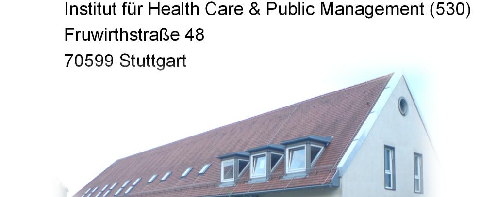 Kontakte und weitere Informationen Besucheradresse: Universität Hohenheim Institut für Health