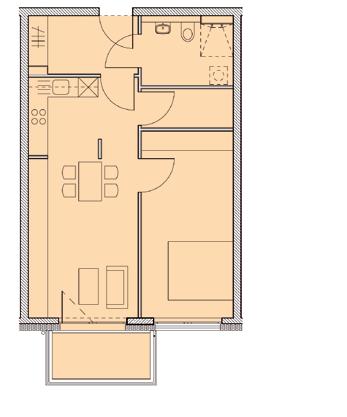5,75 m² Bad ca. 5,75 m² Abst. ca. 3,25 m² Schlafen ca. 16,00 m² Wohnen / Essen ca. 19,50 m² Küche ca. 5,25 m² Balkon ca. 2,50 (5,00) m² Gesamt ca.