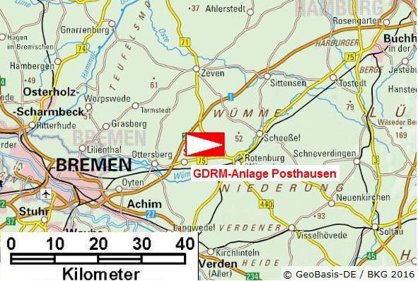 430-01: GDRM-Anlage Posthausen Gastransport Nord Bundesland Gasqualität NI L-Gas -- -- -- 100.