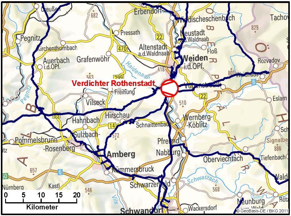 026-06: VDS Rothenstadt GRTgaz Deutschland/ Open Grid Europe Bundesland Gasqualität BY H-Gas -- -- -- (2+1) x 15 MW 12/2018 Bei der hier beschriebenen Maßnahme handelt es sich um den Neubau einer