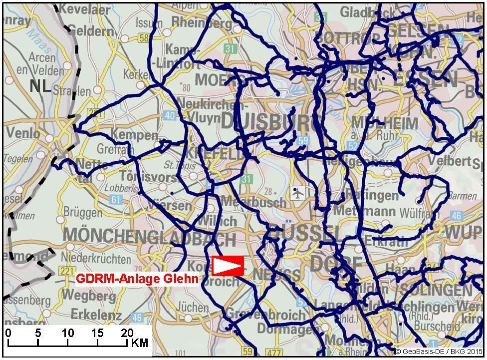 204-02b: ZEELINK 1 GDRM-Anlage Glehn Open Grid Europe/ Thyssengas Bundesland Gasqualität NW H-Gas -- --- 100 1.300.