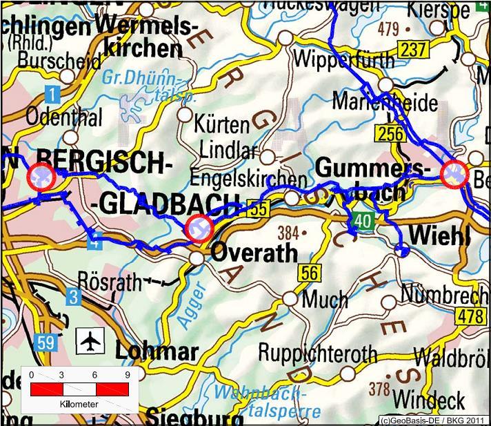 323-02: Umstellung Netzgebiet Aggertal Thyssengas Bundesland Gasqualität NW L-Gas 0,2 300 25/70 -- 12/2019 Bei der hier beschriebenen Maßnahme handelt es sich um die notwendigen Anpassungen des