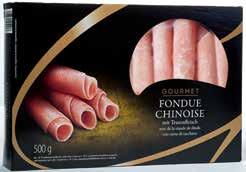 99 Fondue Chinoise Trutenfleisch dünn geschnitten 500 g pro
