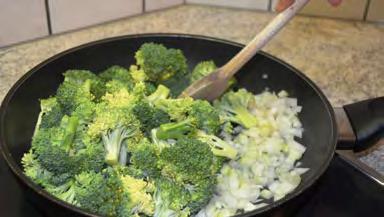 Broccoli und Zwiebel 5