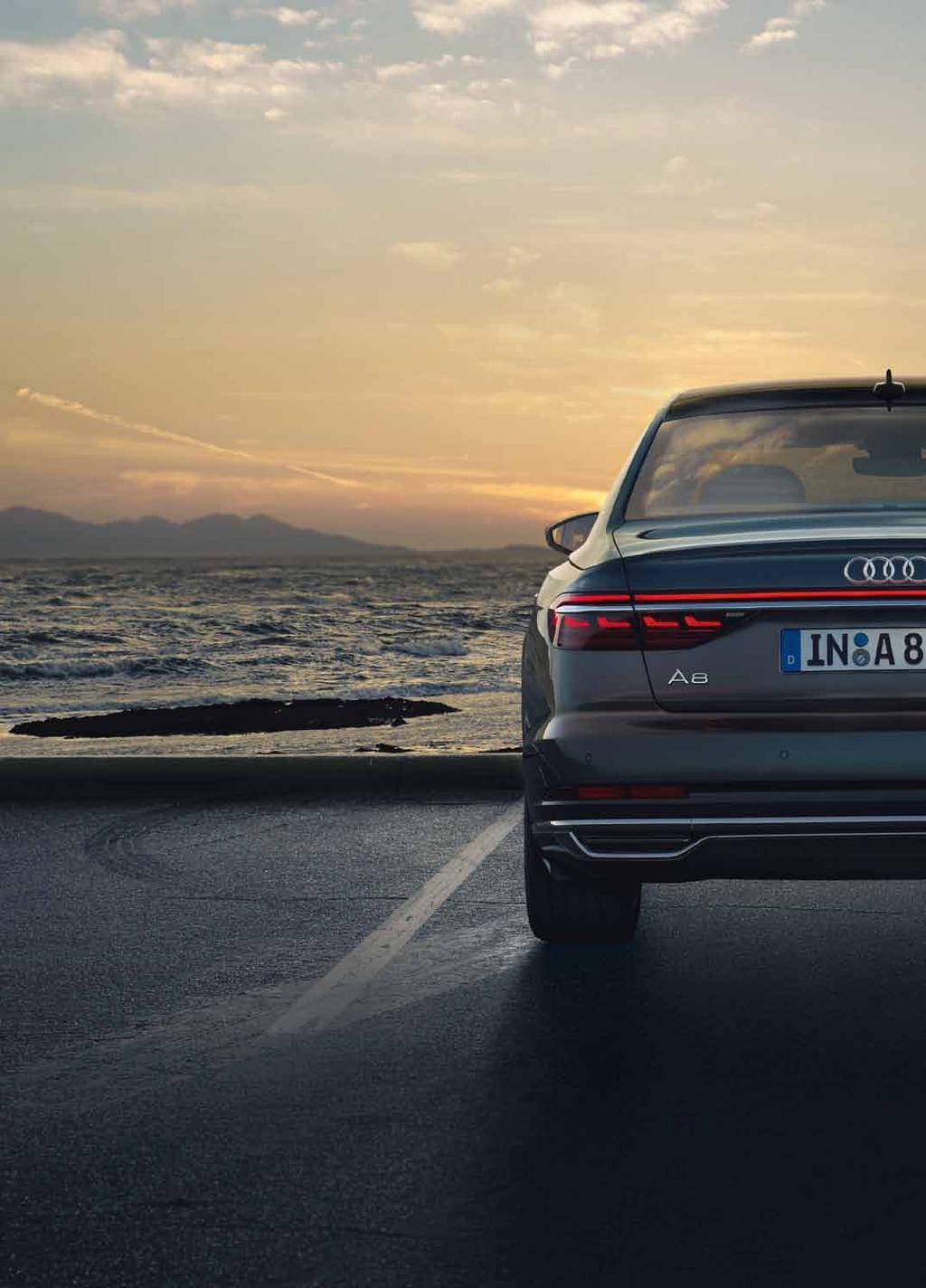 Licht, Jahre voraus. Denken Sie nicht an ein Auto. Denken Sie in A8. Der neue Audi A8 mit faszinierender Lichttechnologie. Visionäre wie Sie können weiter in die Zukunft blicken als andere.