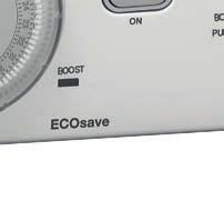 Die Zeitschaltuhr ermöglicht die Regelung von Elektro-Tauchheizkörpern mit einer Leistung von bis zu 3.000 Watt.