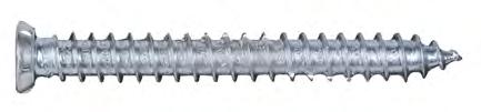 Seite 37 Turbochraube Selbtchneidende Schraube für dübelloe Fentermontage Material: Stahl einatzgehärtet, verzinkt Zur Be