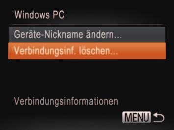 Ändern des Nicknamens eines Geräts Sie können den Geräte-Nicknamen (Anzeigename) ändern, der auf der angezeigt wird. Ändern Sie den Nicknamen.