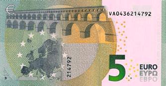 kmale 5 Euro der Europa-Serie Klassik Die Euro-Banknoten