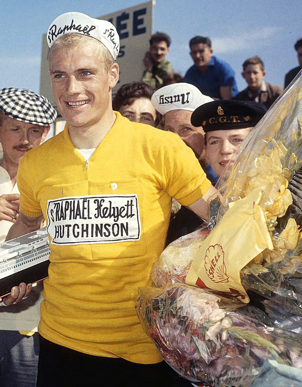 Raphaël-Helyett bestreitet, an der Seite des drei Jahre älteren Jacques Anquetil, der als Tour-Sieger von 1957 und 61 in Frankreich längst ein Star ist.