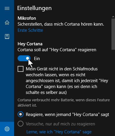 Nach Abschluss schließen Sie Cortana, indem Sie außerhalb des Cortana-Fensters auf den Bildschirm klicken.