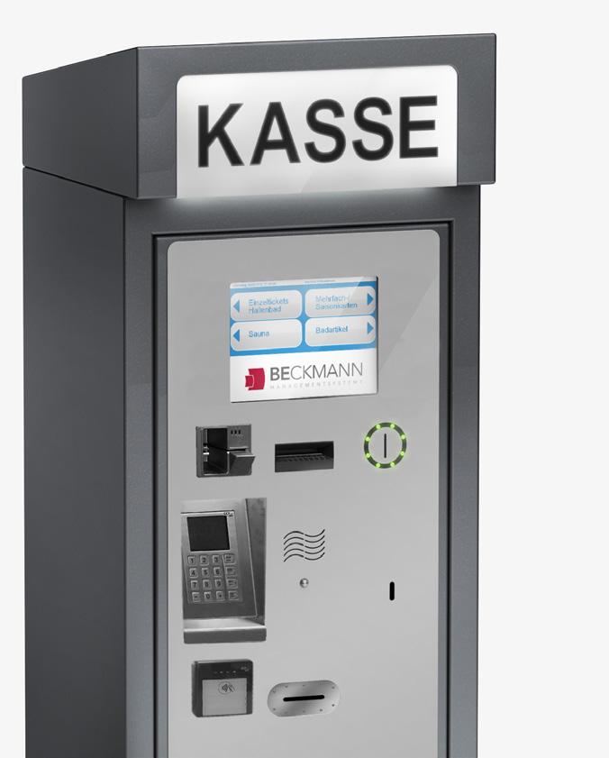 Zentrale Bezahlung und Direktansteuerung Kassenautomat EMS-4000 BESCHREIBUNG Der Kassenautomat EMS-4000 wird als alleinige Bezahl- und Steuereinheit eingesetzt.