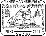 1. Philatelistische Stempel Sonderstempel - Neuheiten 29320 HERMANNSBURG - 20.8.2011 Stempelnr.