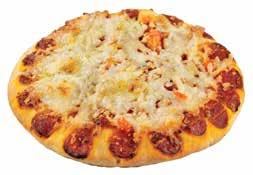412910 Mini-Pizza Mozzarella Tomate G 24 170 60 20 Min. 190 C 12 Min.