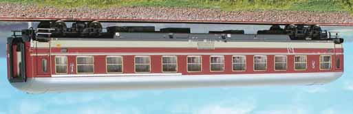 LIMITED EDITION Set consist of two passenger train - car carrier wagon DDm design of FS with automobiles.