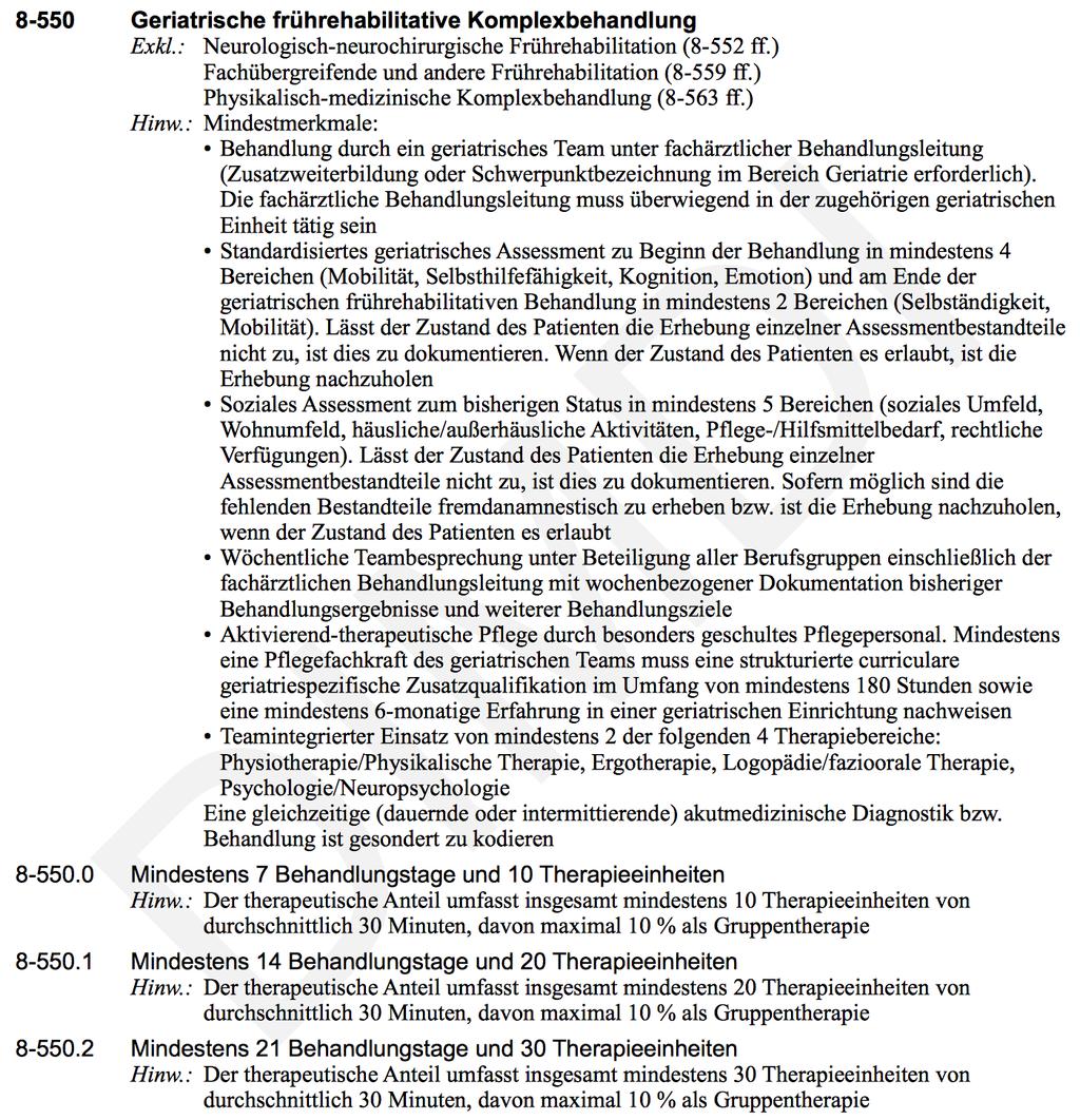 Geriatrische frührehabilitadve Komplexbehandlung