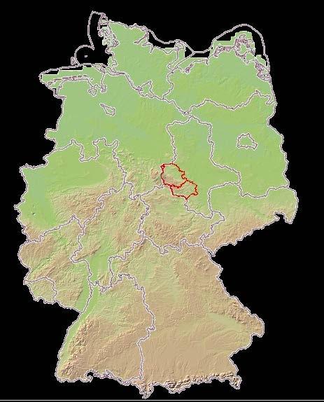 Altkreise Wernigerode und Quedlinburg Landkreis Mansfeld-Südharz Höhenlage