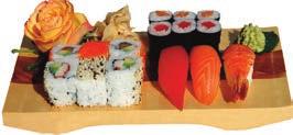 Sushi-Menü 620 1,d,l 12,50 6 x Boston Maki, 6 x California Maki 6 x