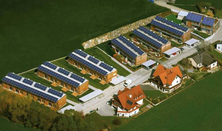 In der Steiermark erstehen nach dem Vorbild der Plusenergiehaussiedlung in Weiz von Arch.